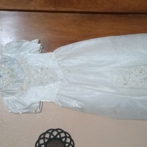 White formal dress